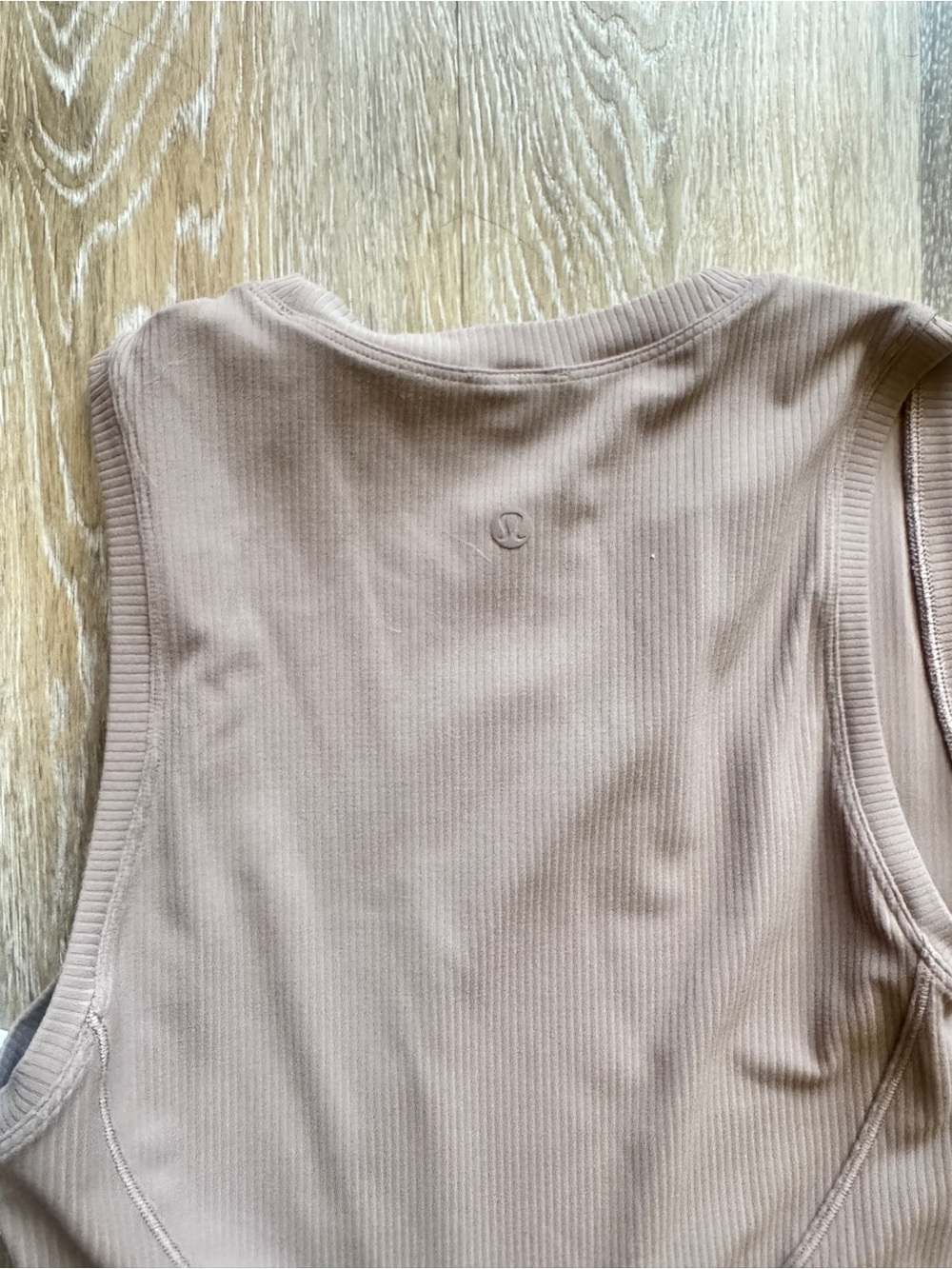 NWT Lululemon All Aligned Ribbed Midi Dress Taupetastic Size 6 - Picture 7 of 7